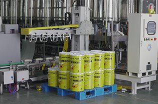三华科技自动化乳胶漆灌装生产线